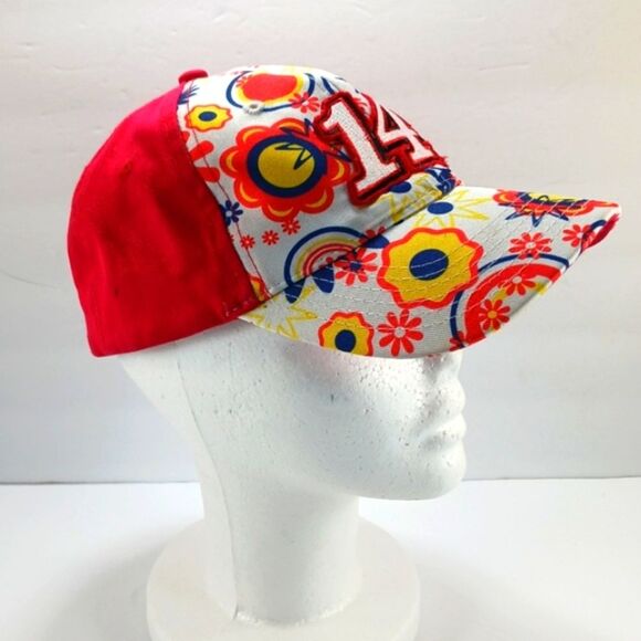 Chase Authentics NASCAR 14 Tony Steward OS Floral Colorful Ballcap Hat - Picture 5 of 9